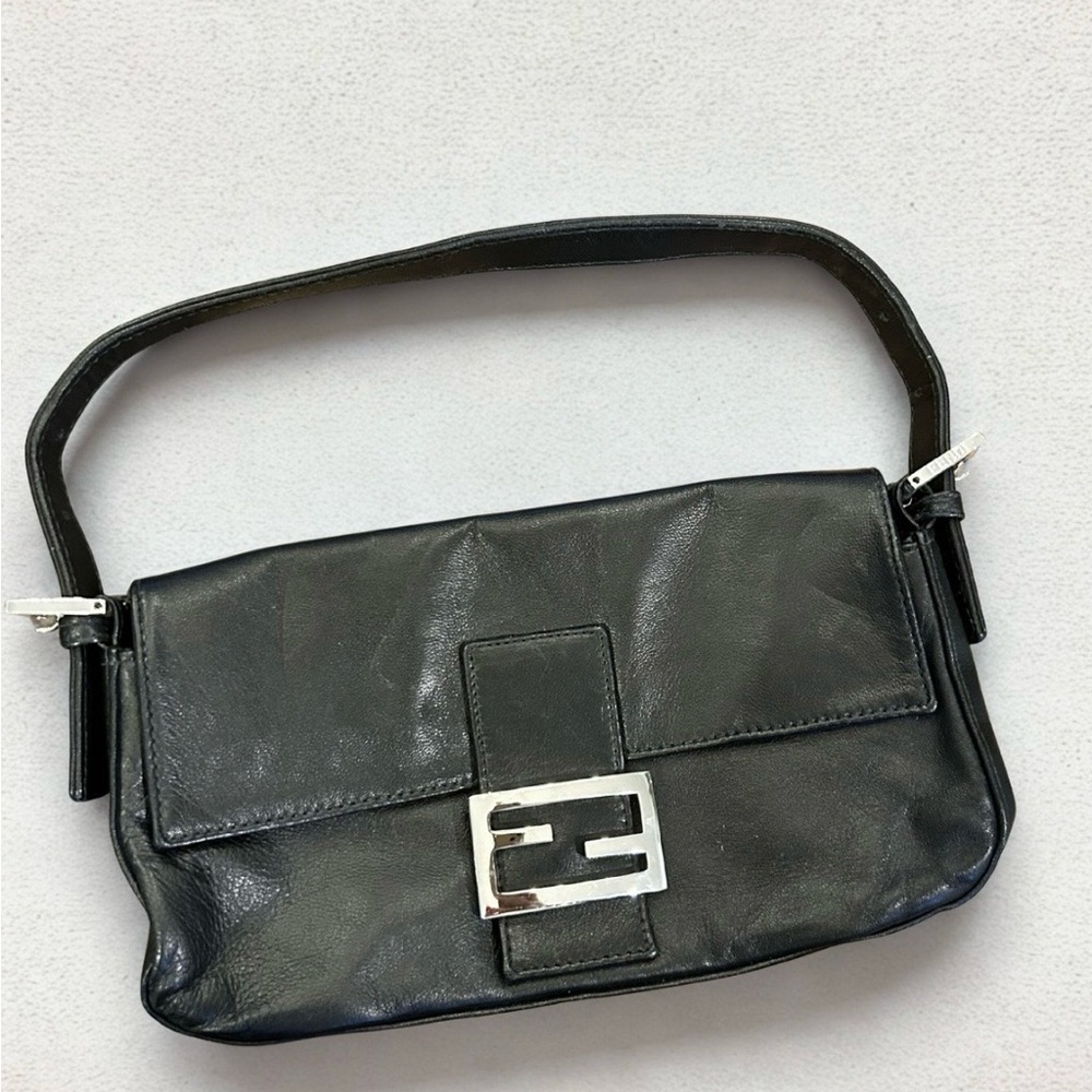Fendi Baguette Leather Handbag